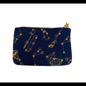 Ipsy blue makeup bag